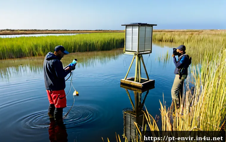 Home 17 환경학의 이론과 실천 - Photorealistic environmental science fieldwork in a Portuguese coastal wetland, a diverse team of re...
